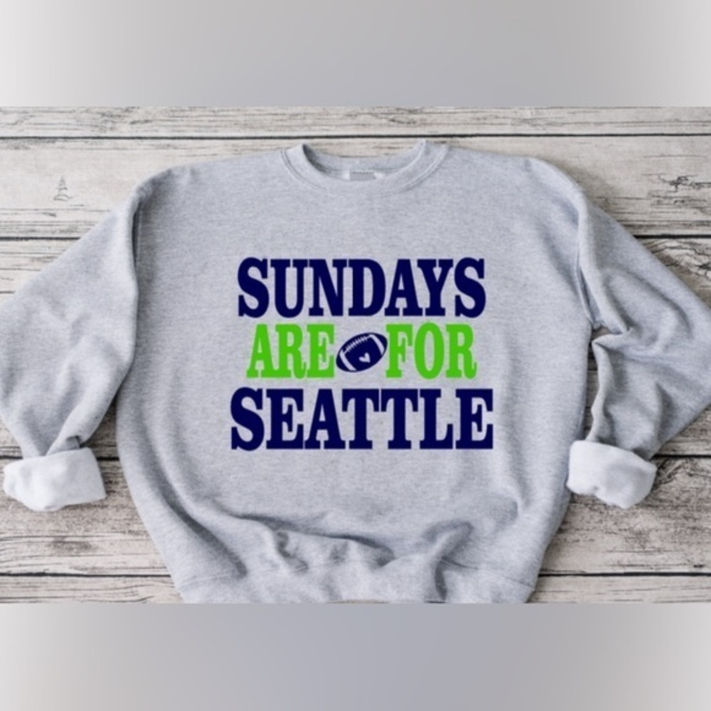 Sundays Are For Seattle Crewneck